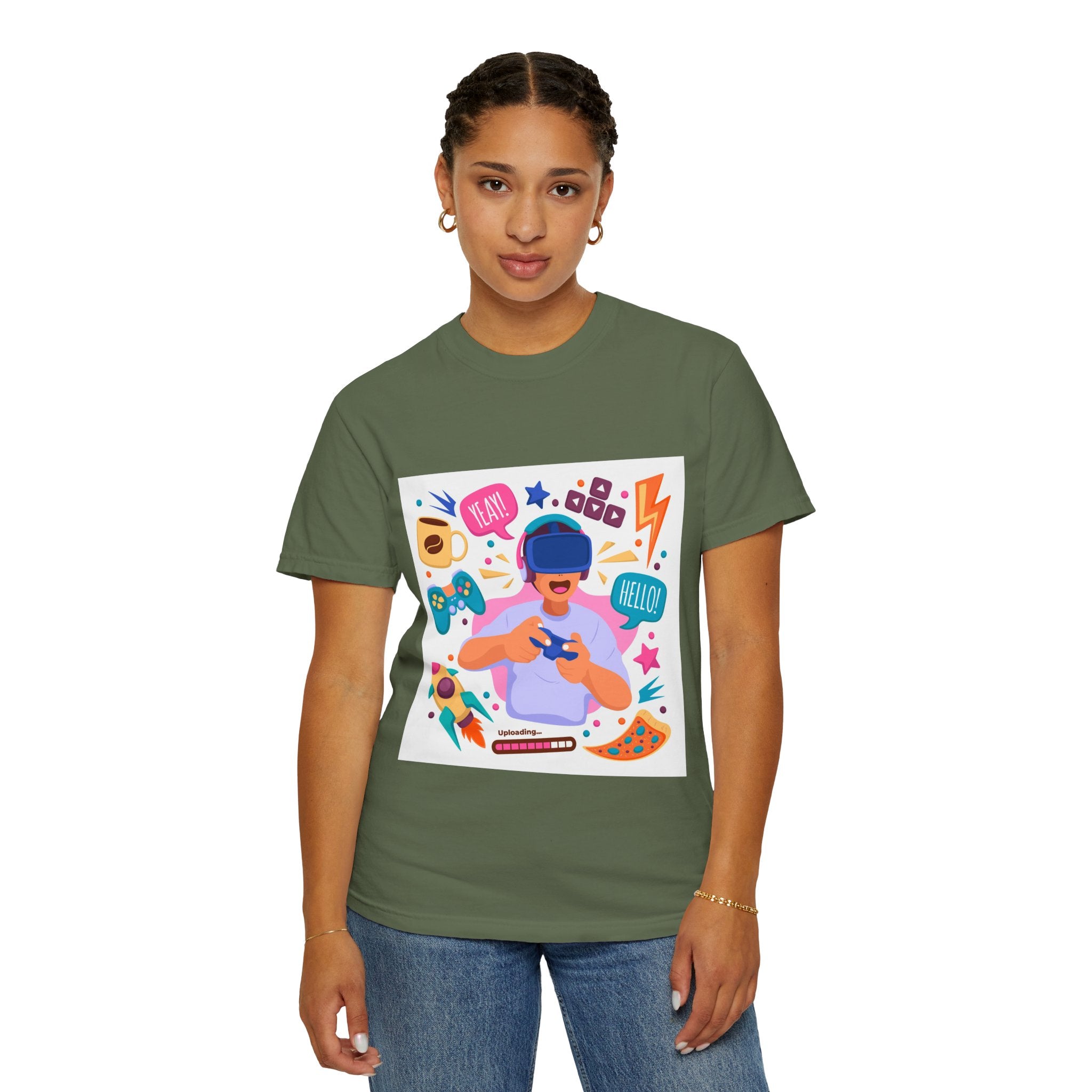 Fun Gamer T-Shirt | Unisex Garment-Dyed Tee for Video Game Lovers | Summer Casual Wear, Gift for Gamers, Relaxed Fit, Gaming Apparel, [...]