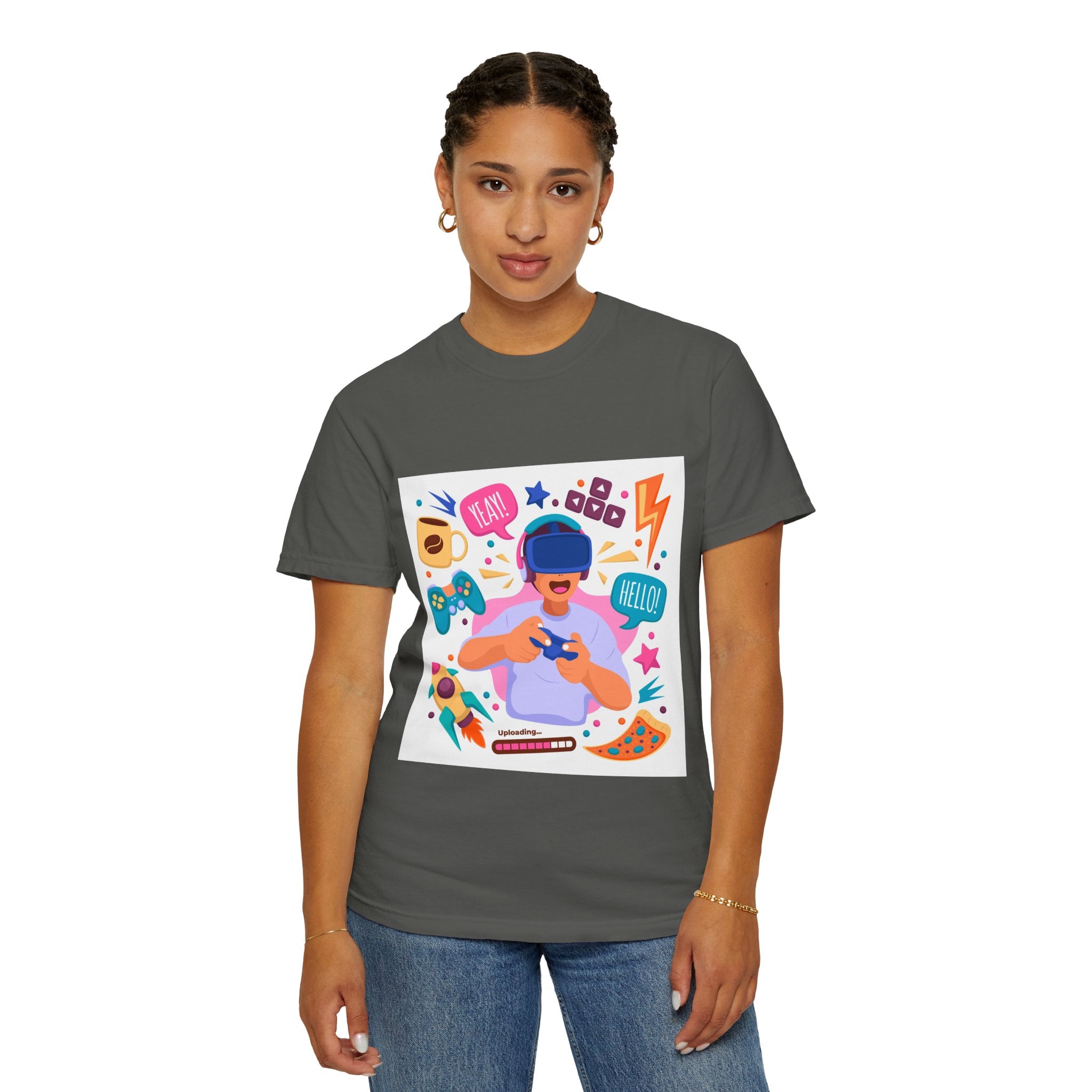 Fun Gamer T-Shirt | Unisex Garment-Dyed Tee for Video Game Lovers | Summer Casual Wear, Gift for Gamers, Relaxed Fit, Gaming Apparel, [...]