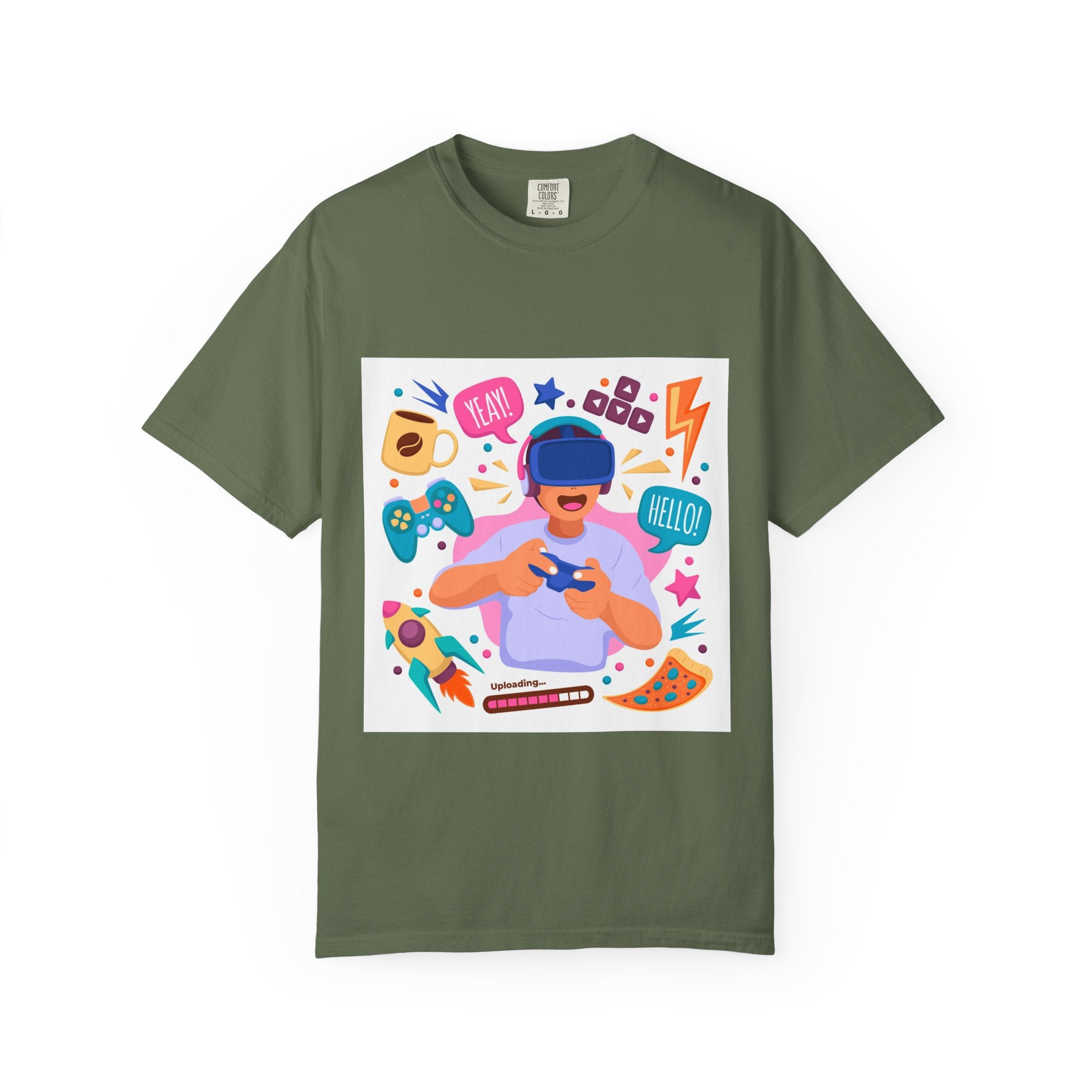 Fun Gamer T-Shirt | Unisex Garment-Dyed Tee for Video Game Lovers | Summer Casual Wear, Gift for Gamers, Relaxed Fit, Gaming Apparel, [...]