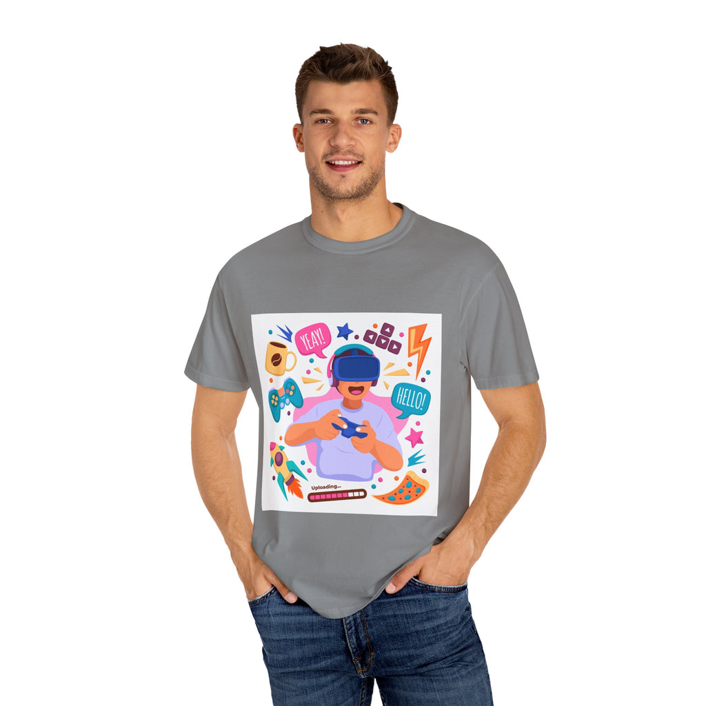 Fun Gamer T-Shirt | Unisex Garment-Dyed Tee for Video Game Lovers | Summer Casual Wear, Gift for Gamers, Relaxed Fit, Gaming Apparel, [...]