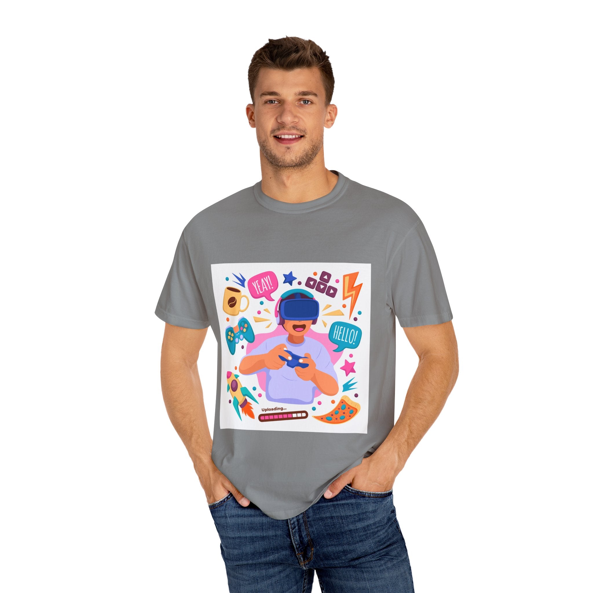 Fun Gamer T-Shirt | Unisex Garment-Dyed Tee for Video Game Lovers | Summer Casual Wear, Gift for Gamers, Relaxed Fit, Gaming Apparel, [...]