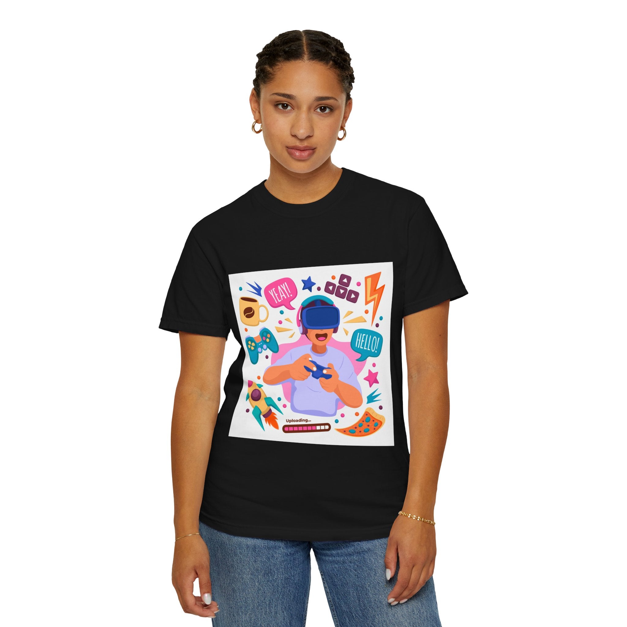 Fun Gamer T-Shirt | Unisex Garment-Dyed Tee for Video Game Lovers | Summer Casual Wear, Gift for Gamers, Relaxed Fit, Gaming Apparel, [...]