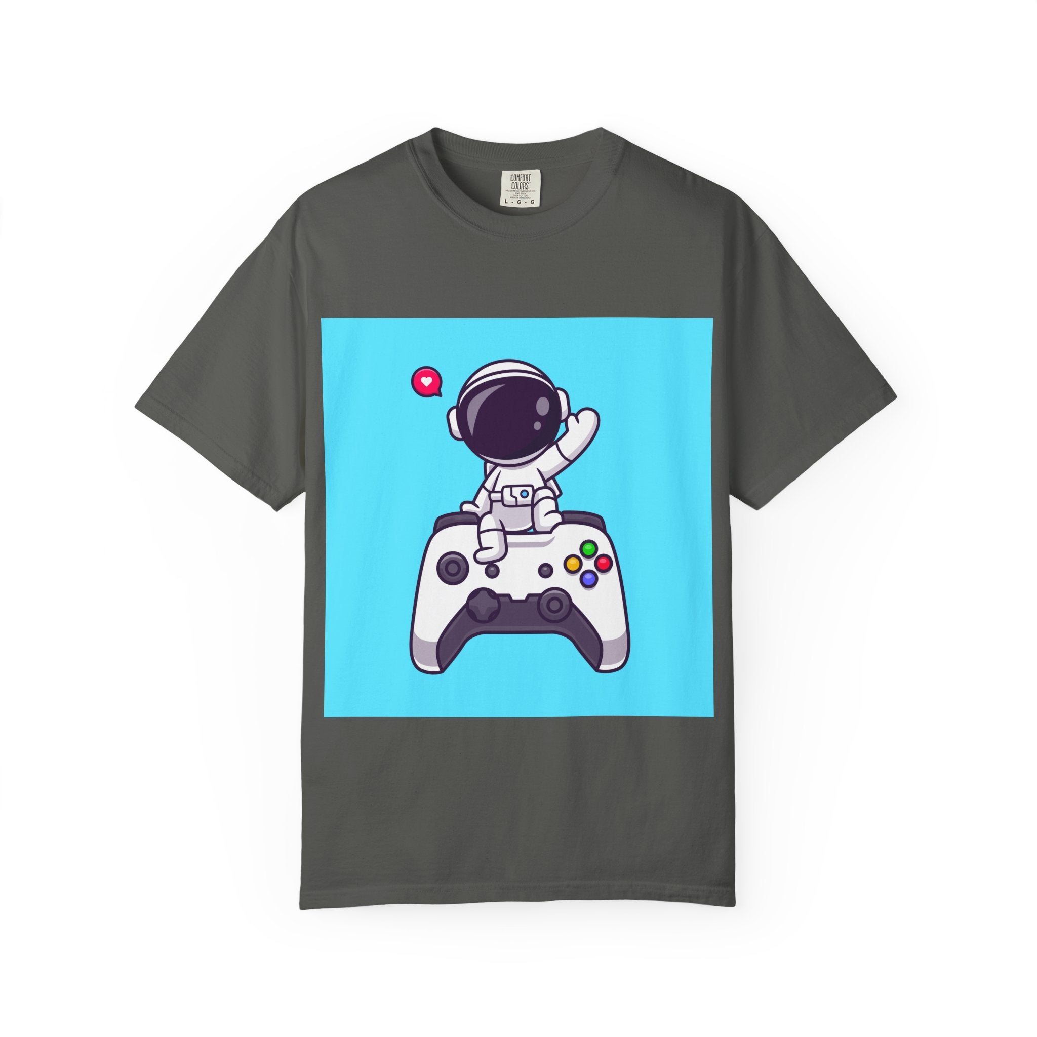 Astronaut Gamer T-Shirt, Fun Unisex Tee for Video Game Lovers, Perfect Gift for Gamers, Playful Space Theme, Gaming Apparel