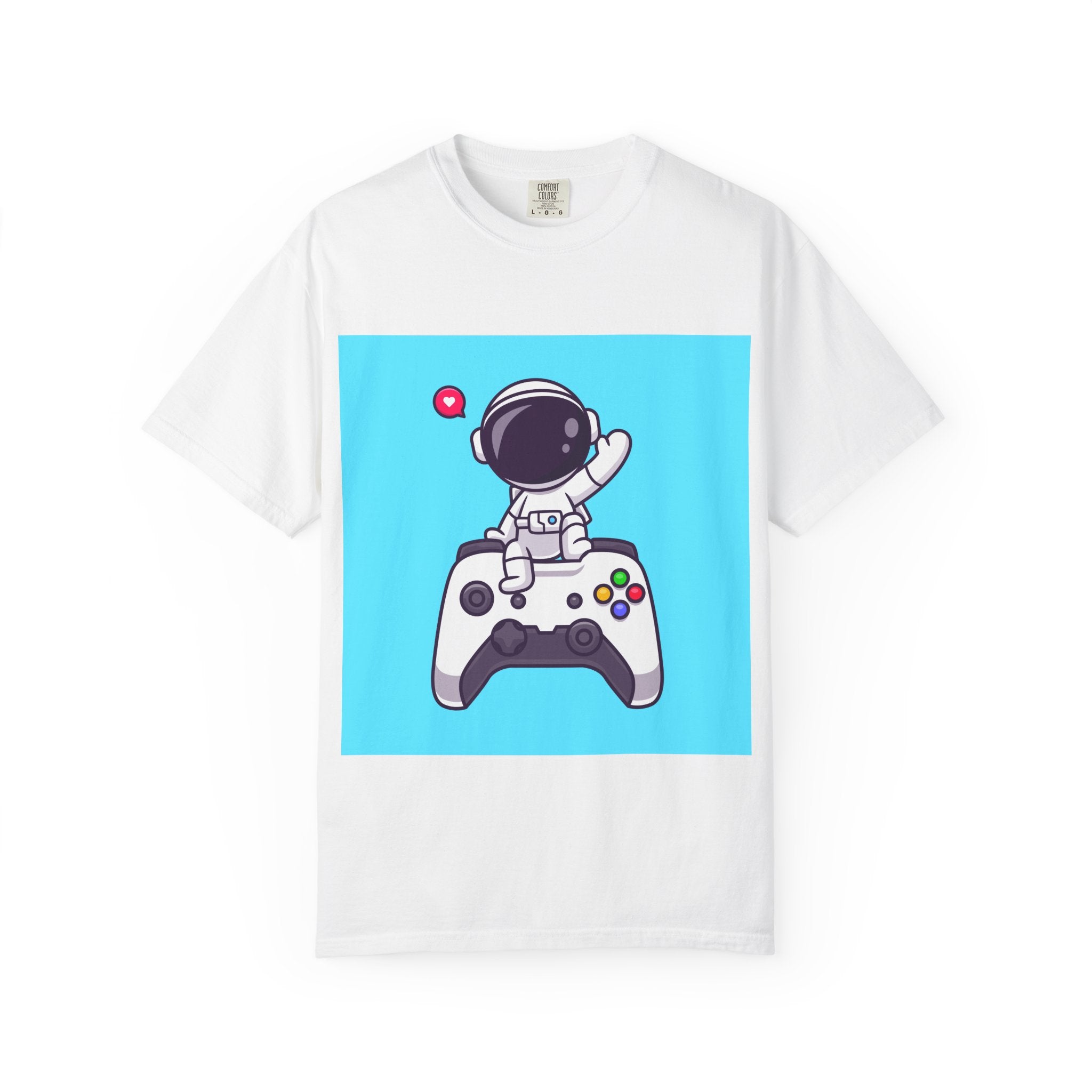 Astronaut Gamer T-Shirt, Fun Unisex Tee for Video Game Lovers, Perfect Gift for Gamers, Playful Space Theme, Gaming Apparel