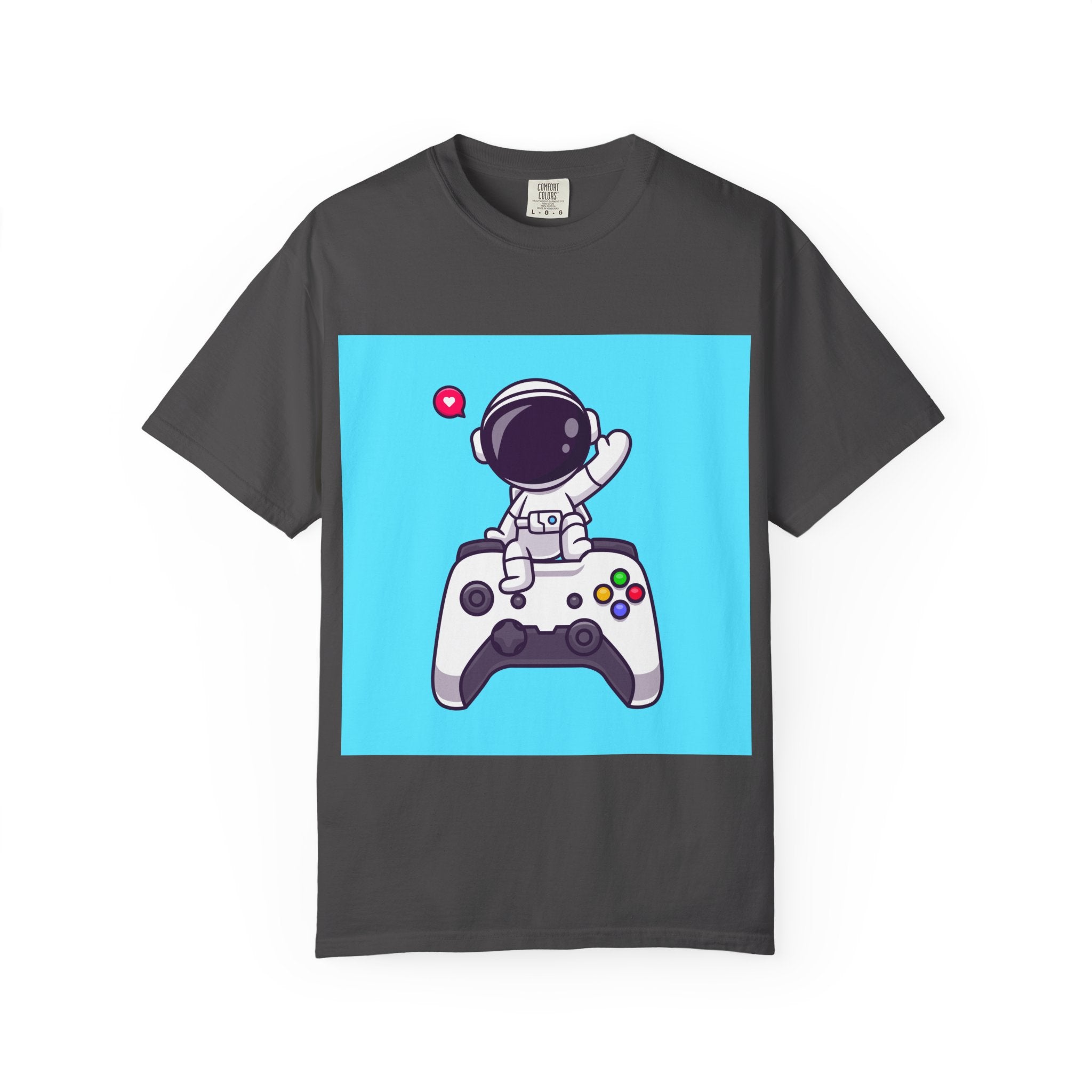 Astronaut Gamer T-Shirt, Fun Unisex Tee for Video Game Lovers, Perfect Gift for Gamers, Playful Space Theme, Gaming Apparel