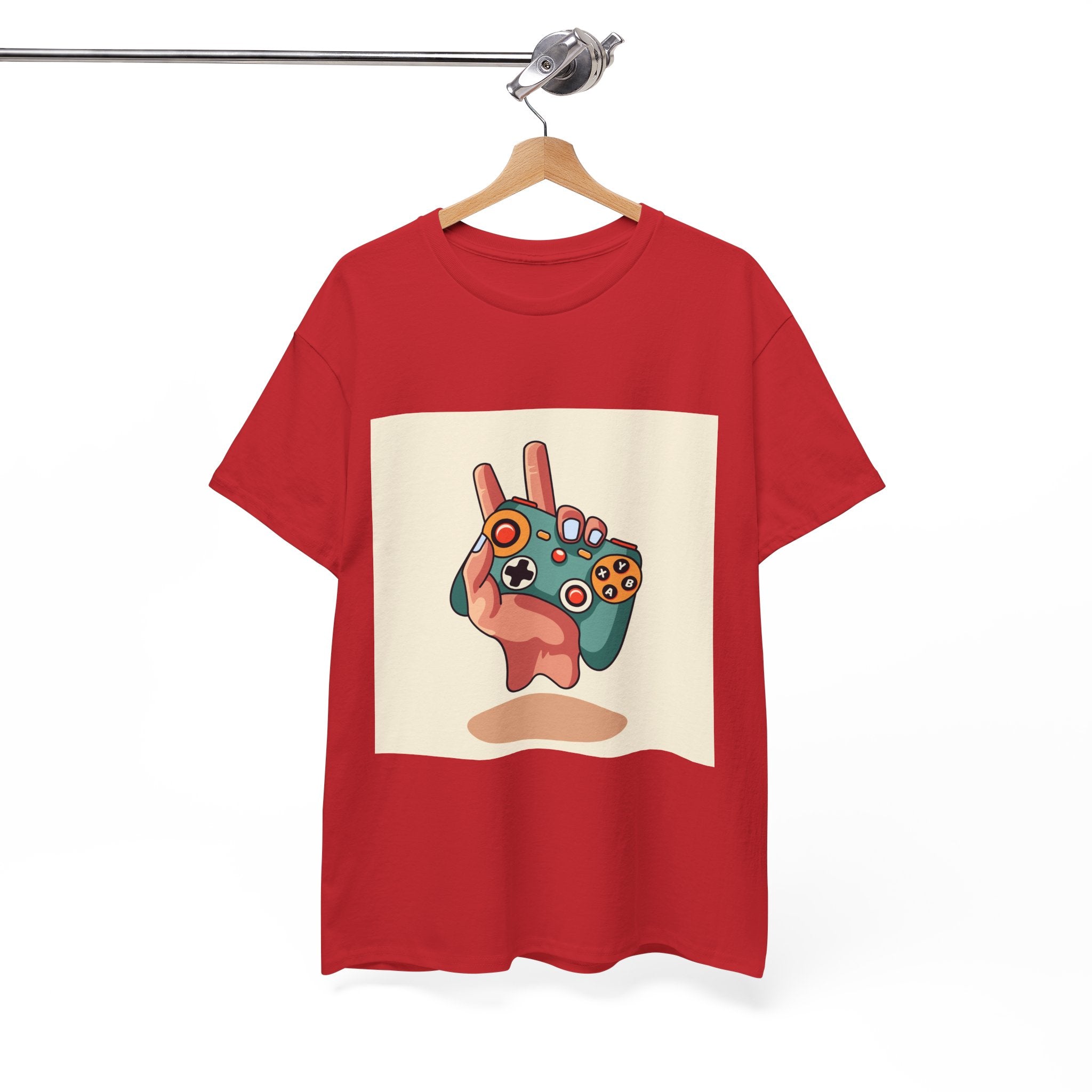 Gaming Vibes Unisex Heavy Cotton Tee - Perfect for Gamers, Streetwear, Casual Outfits, Gift for Xbox or PlayStation Lovers, Video Game [...]