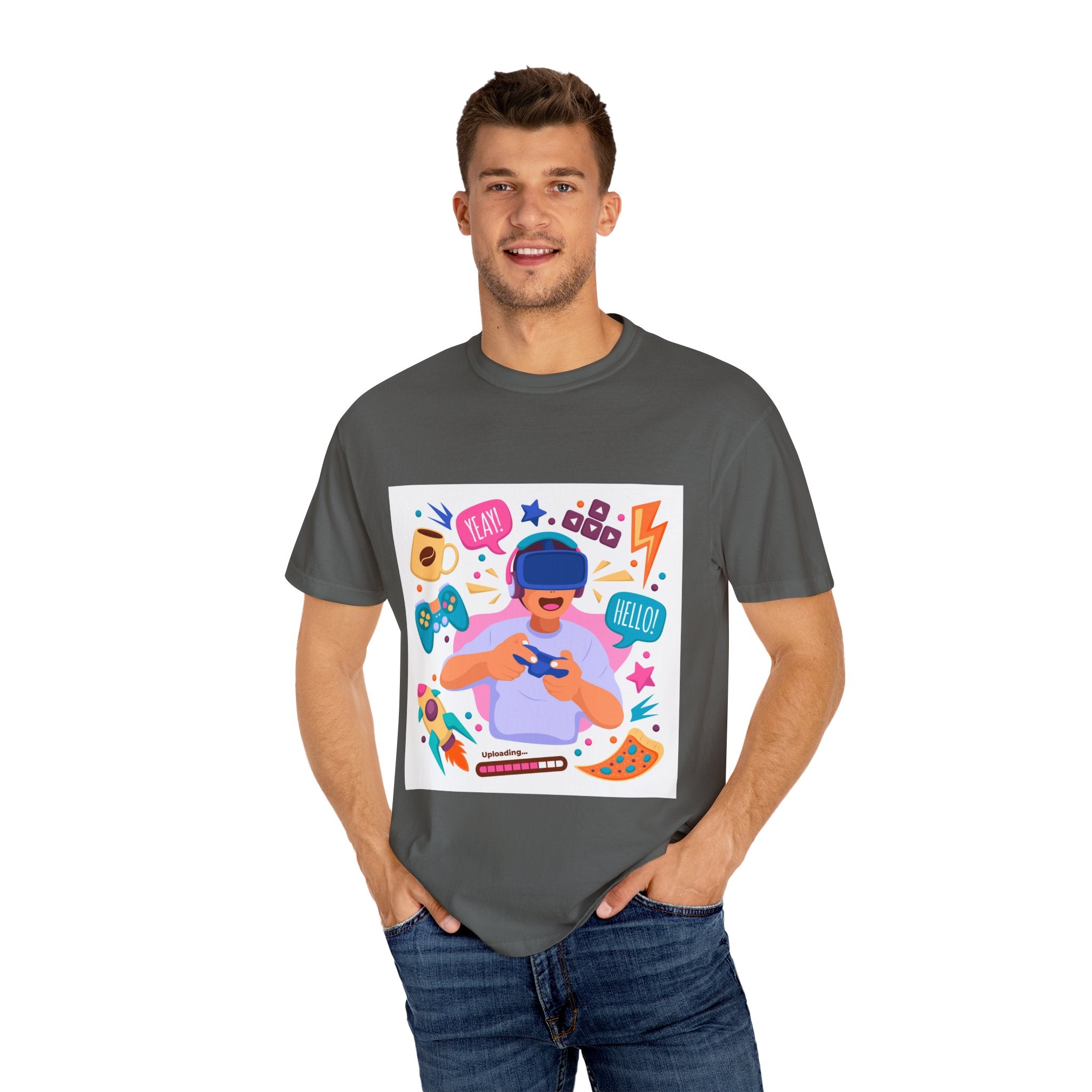 Fun Gamer T-Shirt | Unisex Garment-Dyed Tee for Video Game Lovers | Summer Casual Wear, Gift for Gamers, Relaxed Fit, Gaming Apparel, [...]