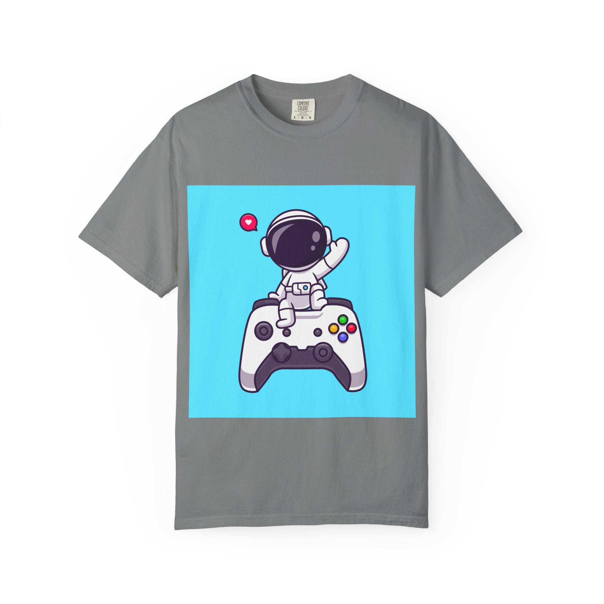Astronaut Gamer T-Shirt, Fun Unisex Tee for Video Game Lovers, Perfect Gift for Gamers, Playful Space Theme, Gaming Apparel