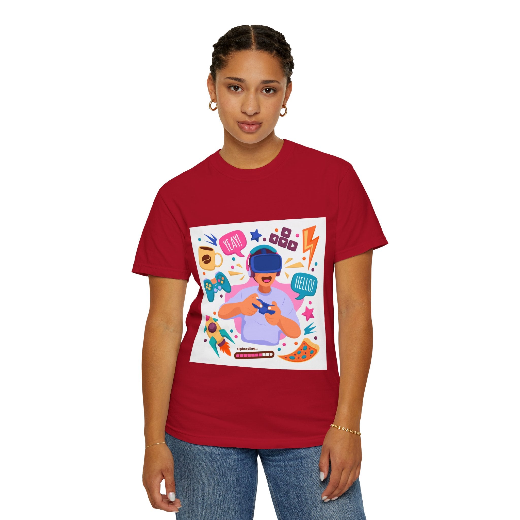 Fun Gamer T-Shirt | Unisex Garment-Dyed Tee for Video Game Lovers | Summer Casual Wear, Gift for Gamers, Relaxed Fit, Gaming Apparel, [...]