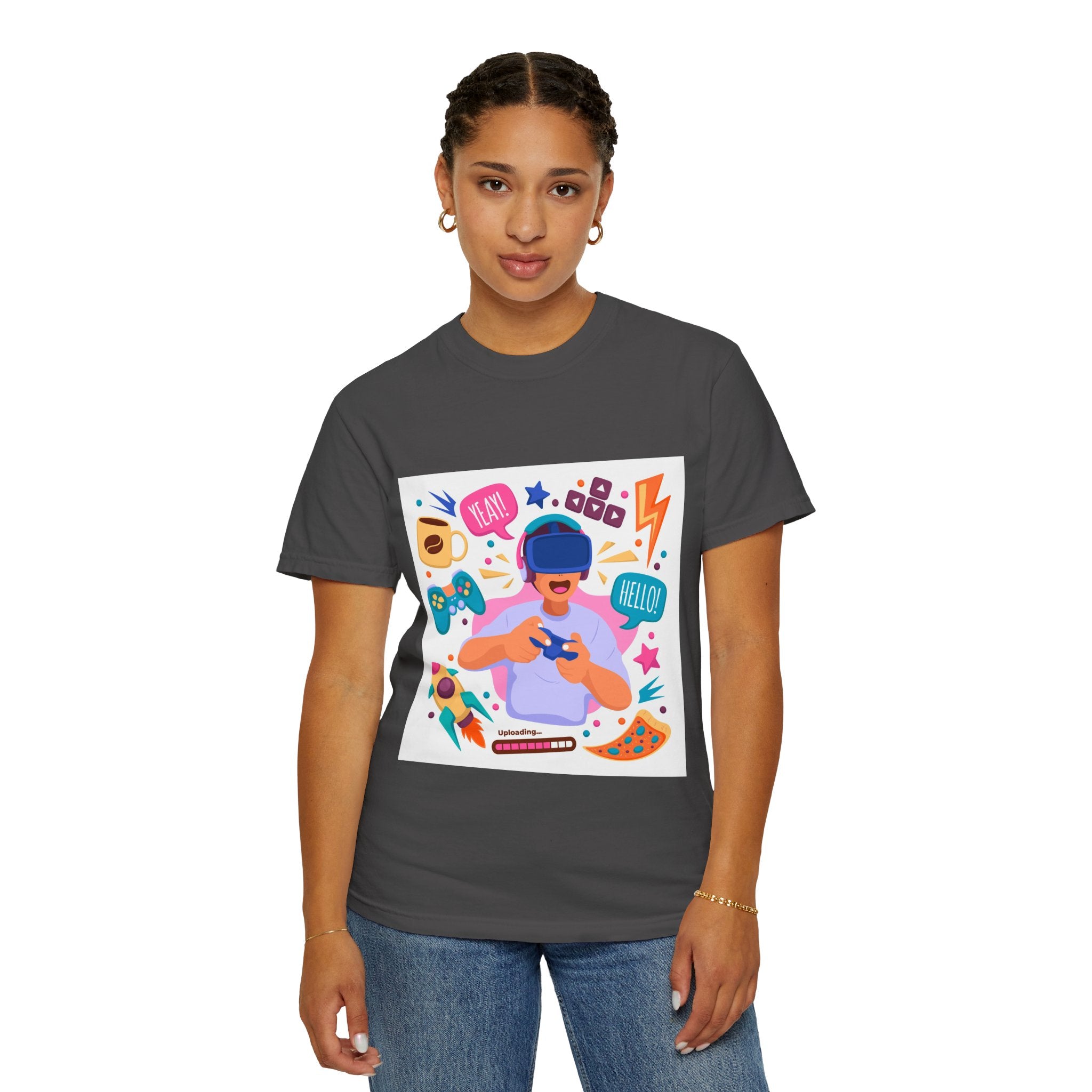 Fun Gamer T-Shirt | Unisex Garment-Dyed Tee for Video Game Lovers | Summer Casual Wear, Gift for Gamers, Relaxed Fit, Gaming Apparel, [...]