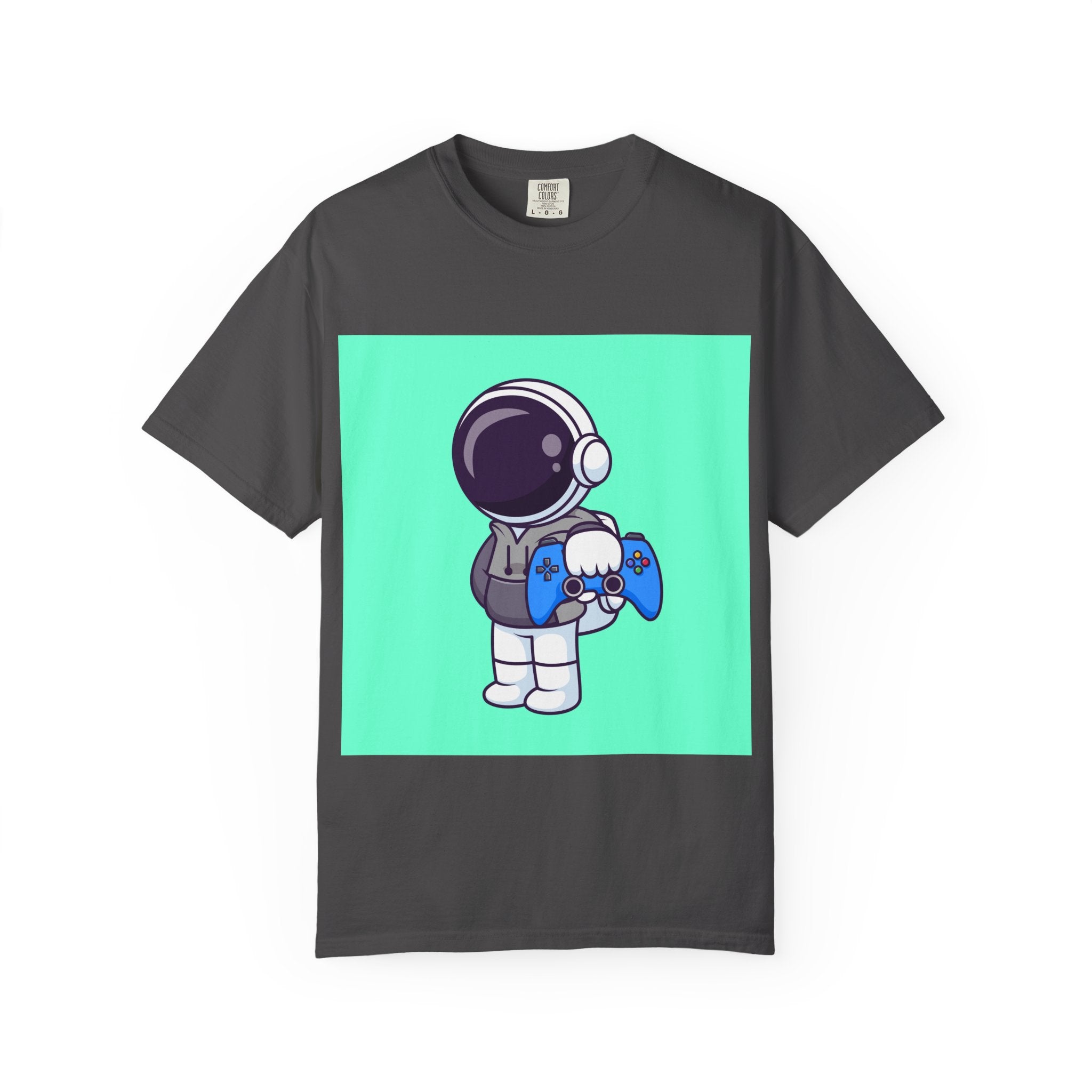 Playful Astronaut Gaming T-shirt | Fun Tee for Gamers | Unisex Casual Wear | Perfect Gift for Birthdays & Holidays | Space Gaming Apparel