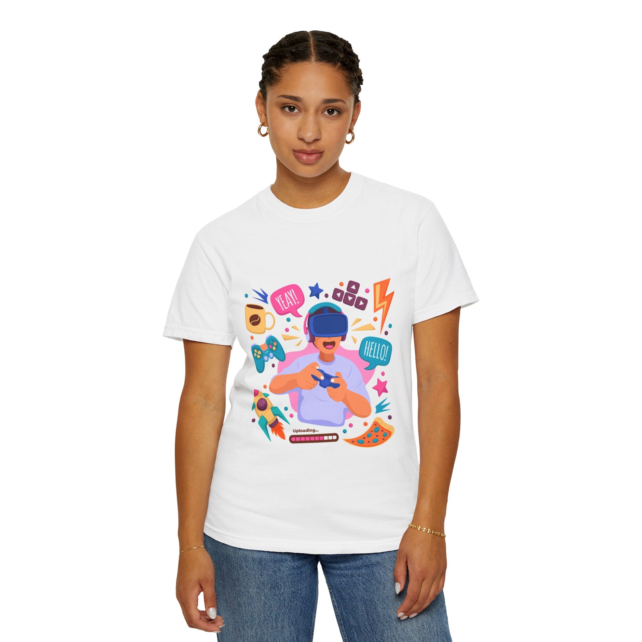 Fun Gamer T-Shirt | Unisex Garment-Dyed Tee for Video Game Lovers | Summer Casual Wear, Gift for Gamers, Relaxed Fit, Gaming Apparel, [...]