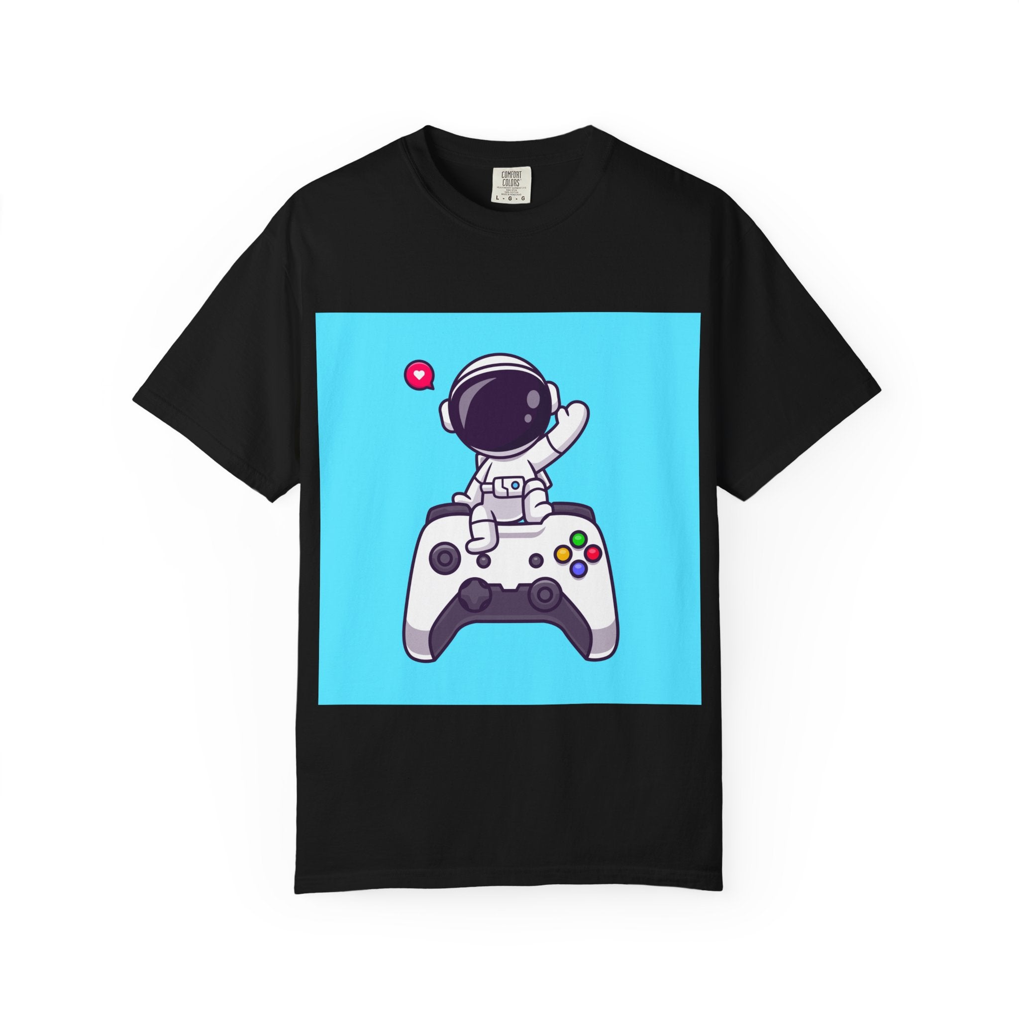 Astronaut Gamer T-Shirt, Fun Unisex Tee for Video Game Lovers, Perfect Gift for Gamers, Playful Space Theme, Gaming Apparel