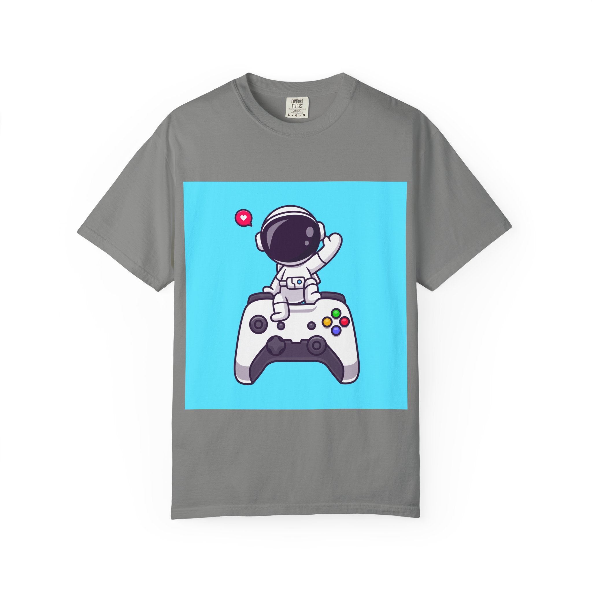 Astronaut Gamer T-Shirt, Fun Unisex Tee for Video Game Lovers, Perfect Gift for Gamers, Playful Space Theme, Gaming Apparel