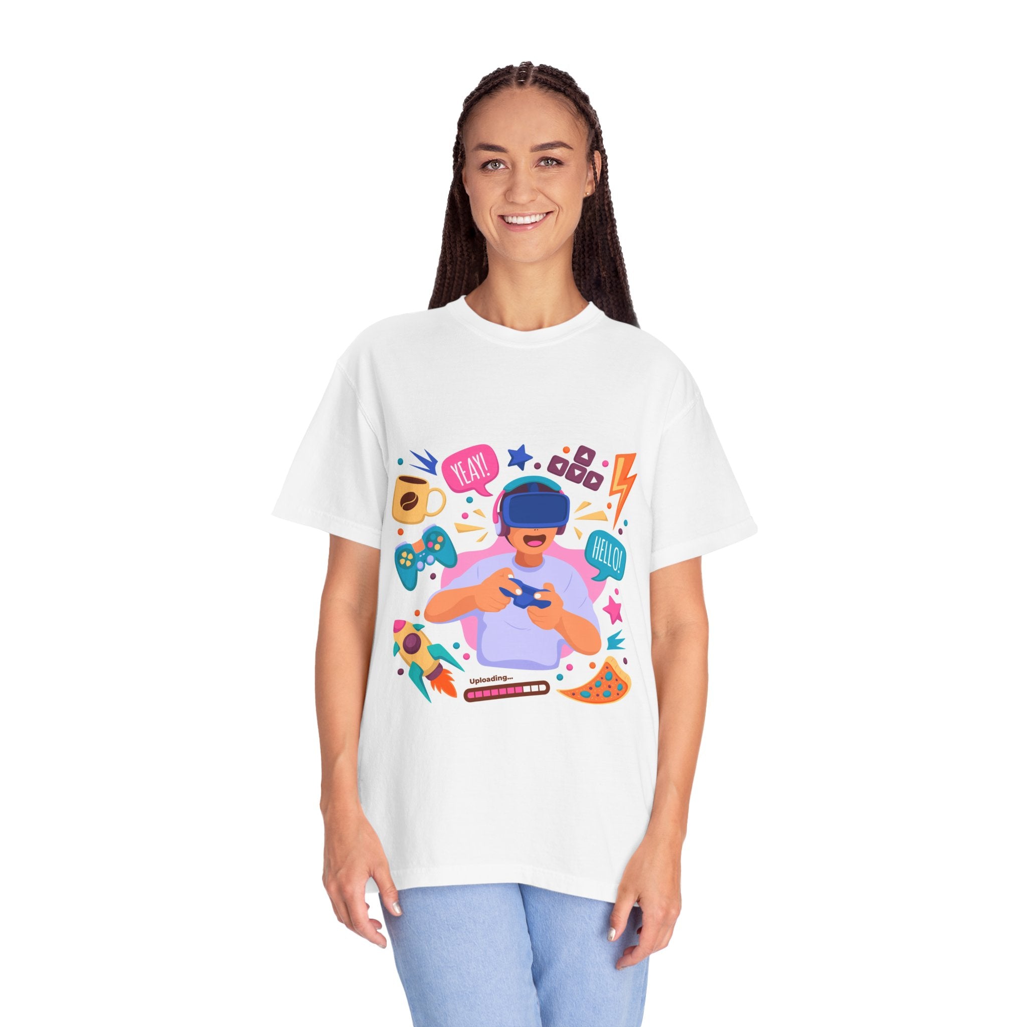 Fun Gamer T-Shirt | Unisex Garment-Dyed Tee for Video Game Lovers | Summer Casual Wear, Gift for Gamers, Relaxed Fit, Gaming Apparel, [...]