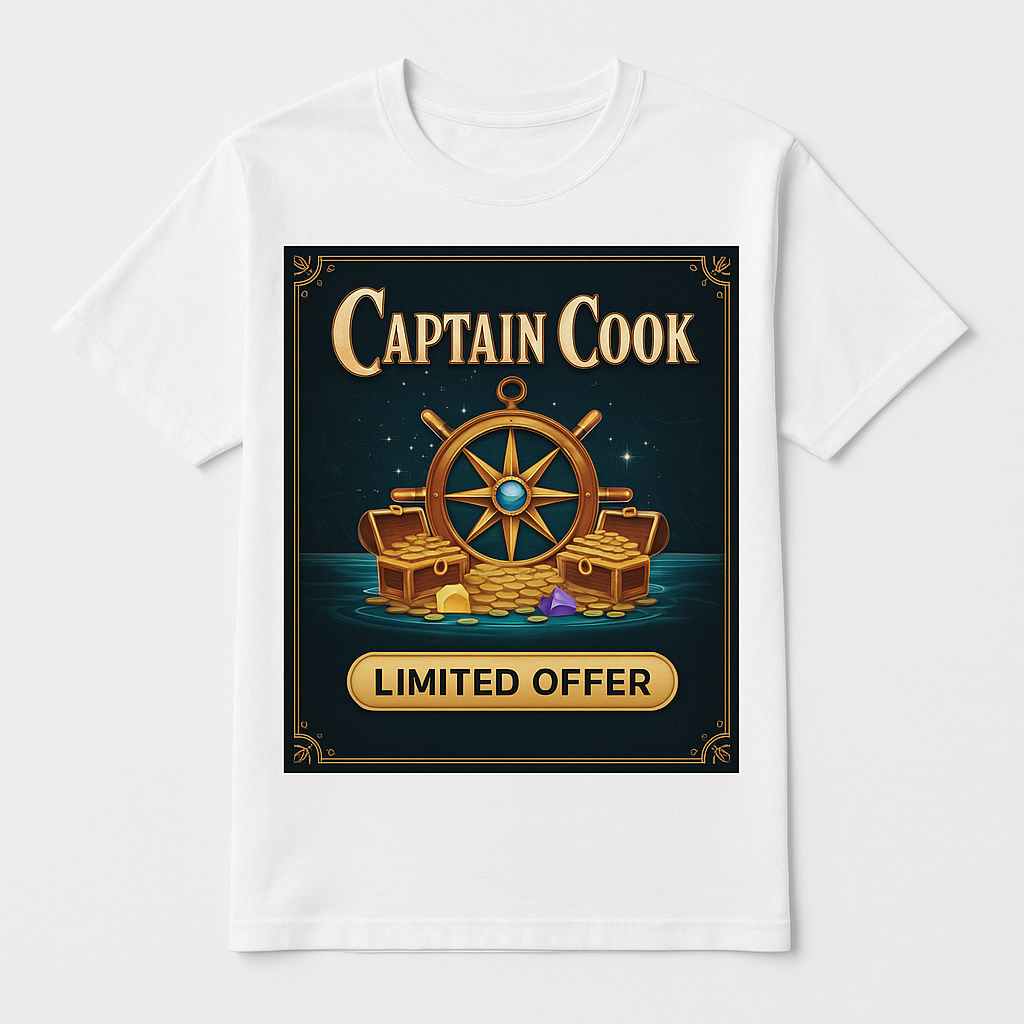 T-Shirt with Captain Cook’s Offer – Limited Edition