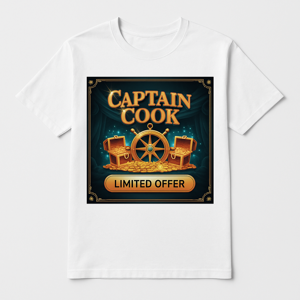 T-Shirt with Captain Cook’s Offer – Limited Edition