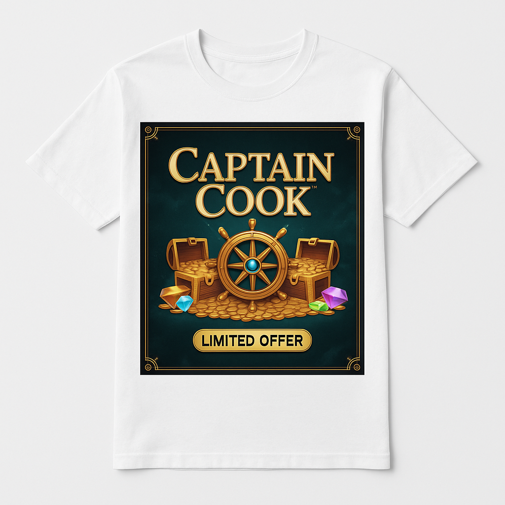 T-Shirt with Captain Cook’s Offer – Limited Edition