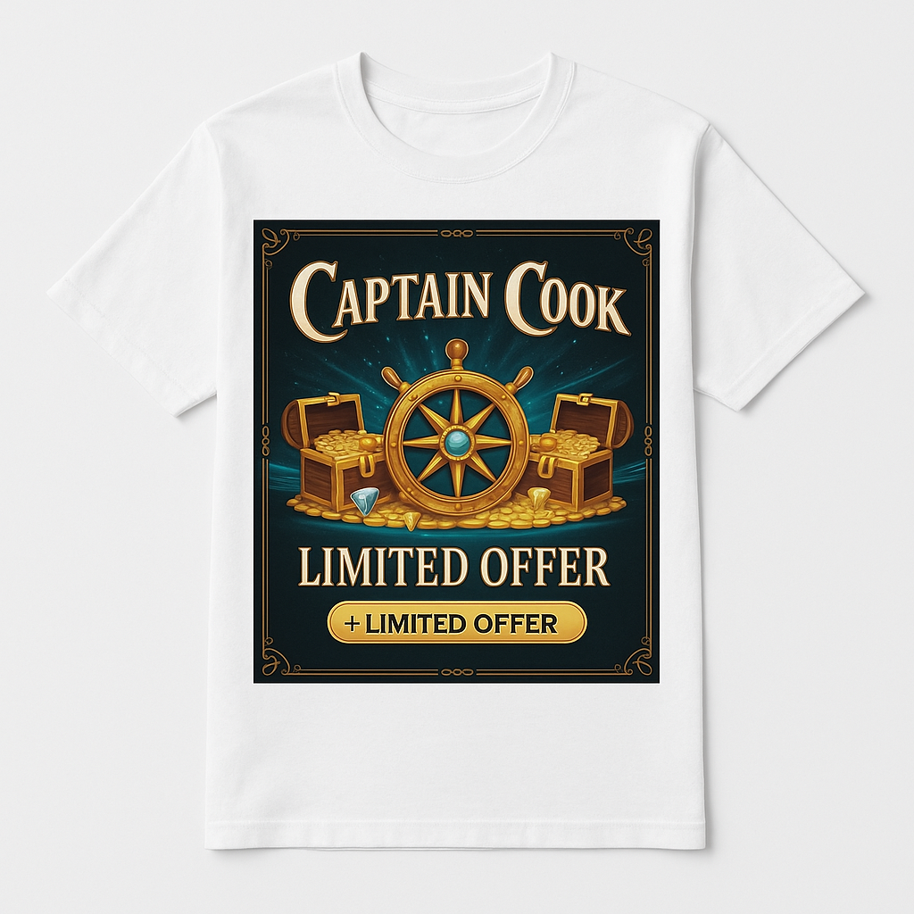 T-Shirt with Captain Cook’s Offer – Limited Edition