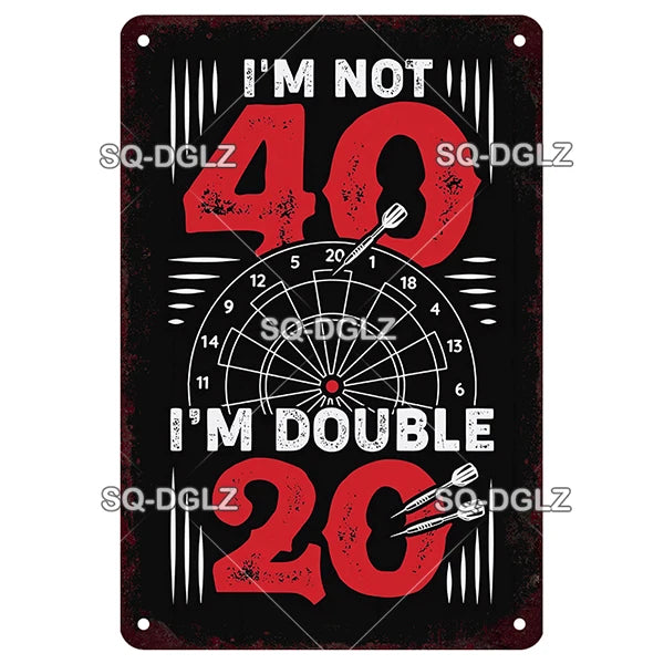 Vintage Keep Calm Dart Game Metal Sign Tin Sign Shop Metal Plaque Decoration Plate Decor For Pub Bar Wall Decor Poster Gift
