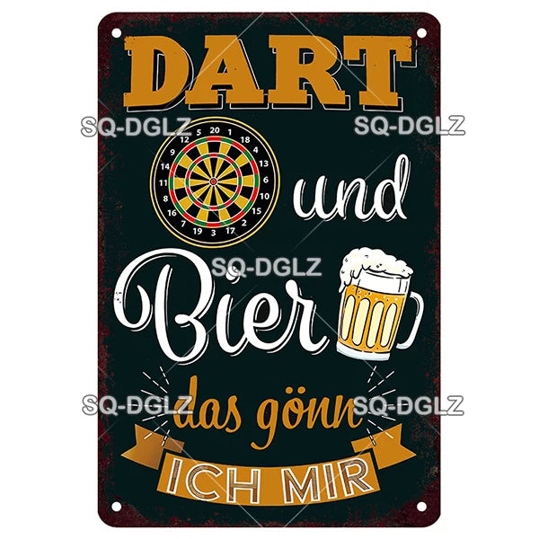 Vintage Keep Calm Dart Game Metal Sign Tin Sign Shop Metal Plaque Decoration Plate Decor For Pub Bar Wall Decor Poster Gift