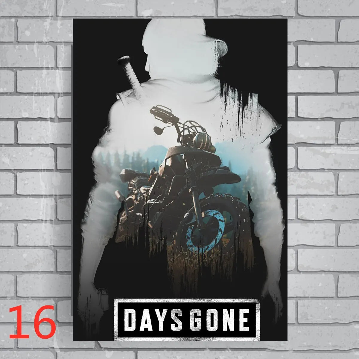 Days Gone Game Poster  Japanese Anime Canvas Print Wall Decor for Living Room Home Decoration Art Wall Sticker Painting