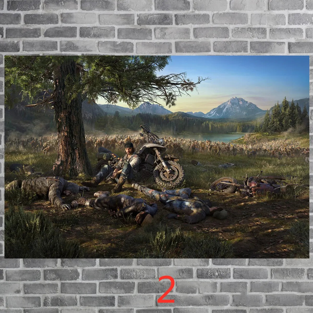Days Gone Game Poster  Japanese Anime Canvas Print Wall Decor for Living Room Home Decoration Art Wall Sticker Painting