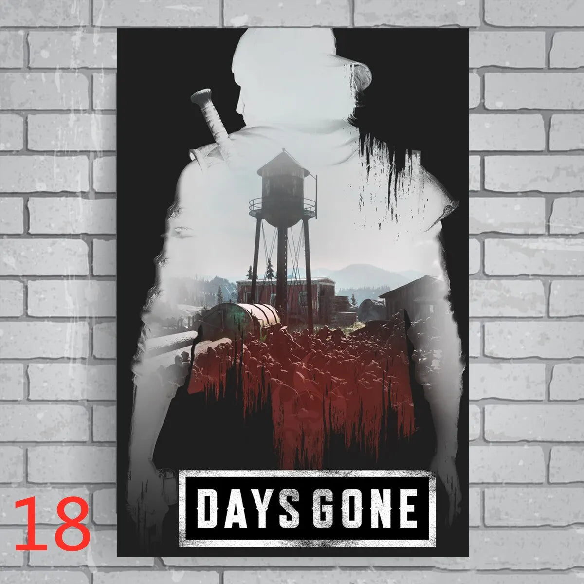 Days Gone Game Poster  Japanese Anime Canvas Print Wall Decor for Living Room Home Decoration Art Wall Sticker Painting