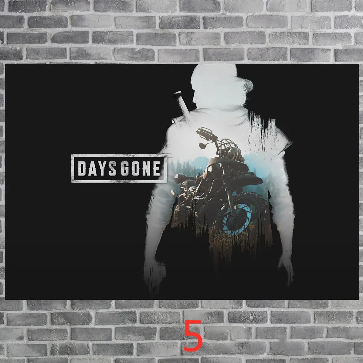 Days Gone Game Poster  Japanese Anime Canvas Print Wall Decor for Living Room Home Decoration Art Wall Sticker Painting