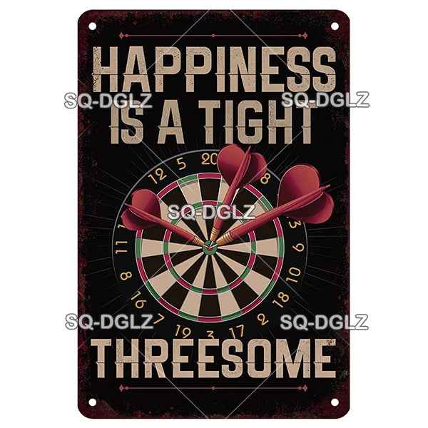 Vintage Keep Calm Dart Game Metal Sign Tin Sign Shop Metal Plaque Decoration Plate Decor For Pub Bar Wall Decor Poster Gift