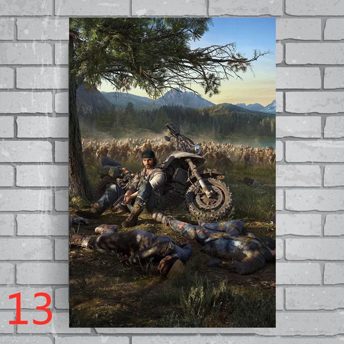 Days Gone Game Poster  Japanese Anime Canvas Print Wall Decor for Living Room Home Decoration Art Wall Sticker Painting