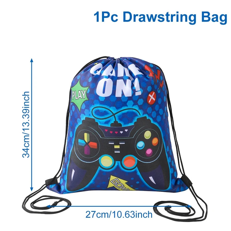 Game On Theme Party Decoration Disposable Paper Plates Cup Video Game Birthday Party Supplies Gaming Boys Birthday Party Decor