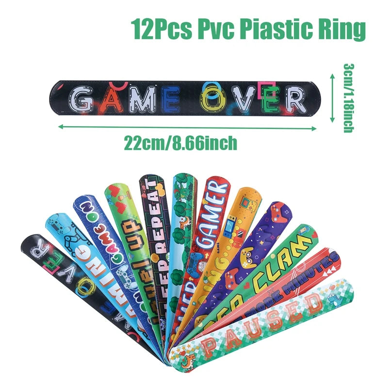Game On Theme Party Decoration Disposable Paper Plates Cup Video Game Birthday Party Supplies Gaming Boys Birthday Party Decor