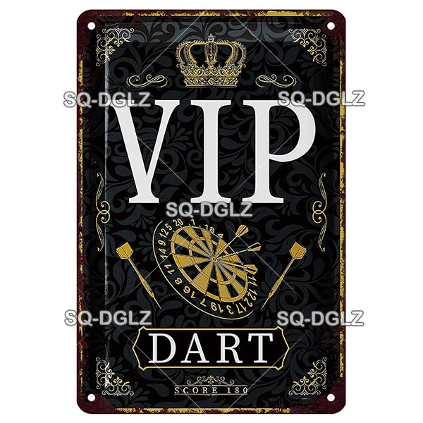 Vintage Keep Calm Dart Game Metal Sign Tin Sign Shop Metal Plaque Decoration Plate Decor For Pub Bar Wall Decor Poster Gift