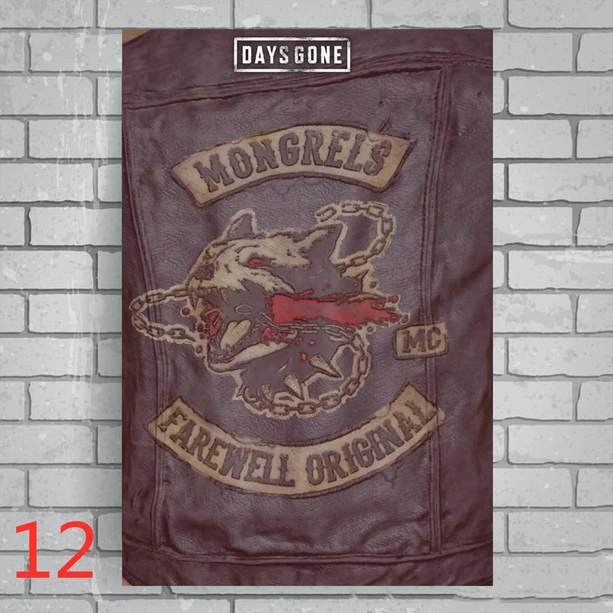 Days Gone Game Poster  Japanese Anime Canvas Print Wall Decor for Living Room Home Decoration Art Wall Sticker Painting