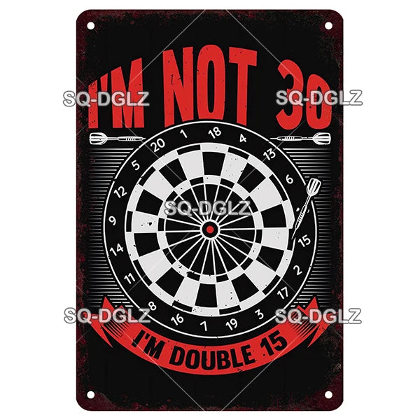 Vintage Keep Calm Dart Game Metal Sign Tin Sign Shop Metal Plaque Decoration Plate Decor For Pub Bar Wall Decor Poster Gift