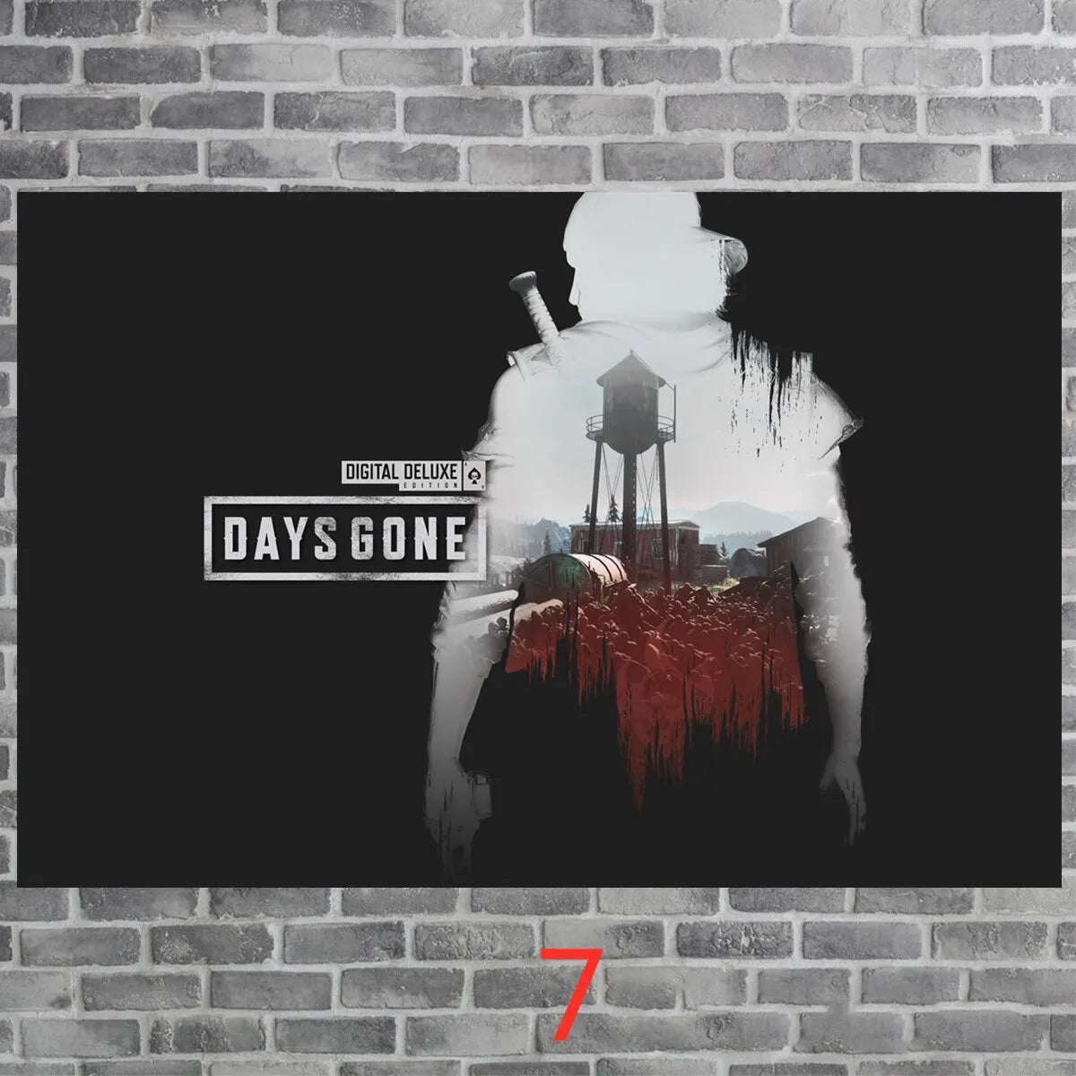 Days Gone Game Poster  Japanese Anime Canvas Print Wall Decor for Living Room Home Decoration Art Wall Sticker Painting