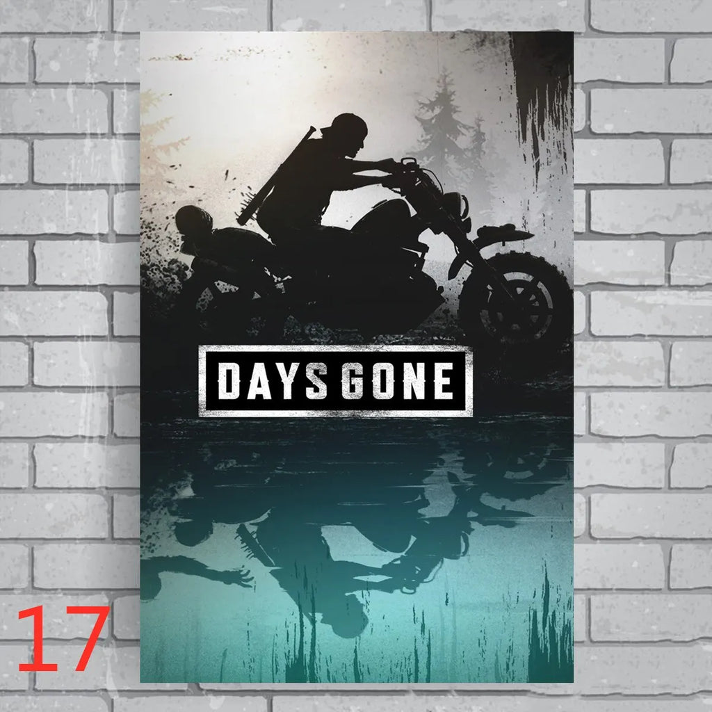 Days Gone Game Poster  Japanese Anime Canvas Print Wall Decor for Living Room Home Decoration Art Wall Sticker Painting