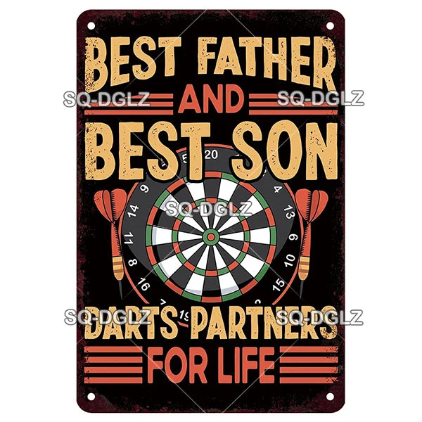Vintage Keep Calm Dart Game Metal Sign Tin Sign Shop Metal Plaque Decoration Plate Decor For Pub Bar Wall Decor Poster Gift