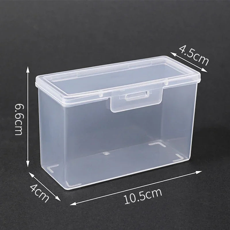 Transparent playing card box, portable storage box for game cards, business cards, bank cards, Christmas and Halloween gifts.